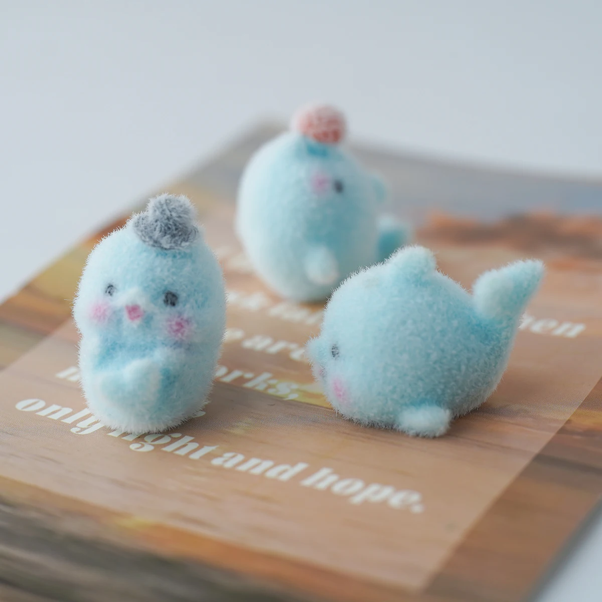 

15pcs Flocking resin little bear Charms Cute Cartoon dolls pendant For DIY Keychain or Car ornaments fittings