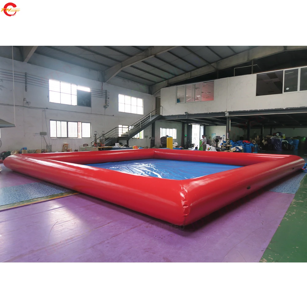 Free Door Shipping 8x6m Inflatable Swimming Pool Water Pools for Paddle Boat Playground