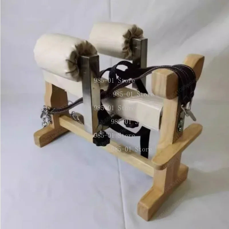 Solid wood tenon and mortise pet restraint table, multifunctional frame for dog acupuncture, injection and diagnosis treatment