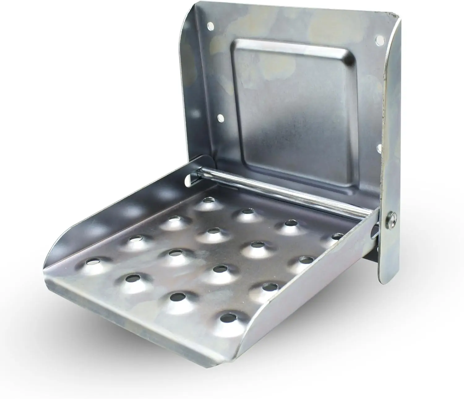 Folding Step Truck Zinc Plated Steel Collapsible Pack 2 Steps for Truck Accessories Van, Motorhome, Camper Folding Step Trucks