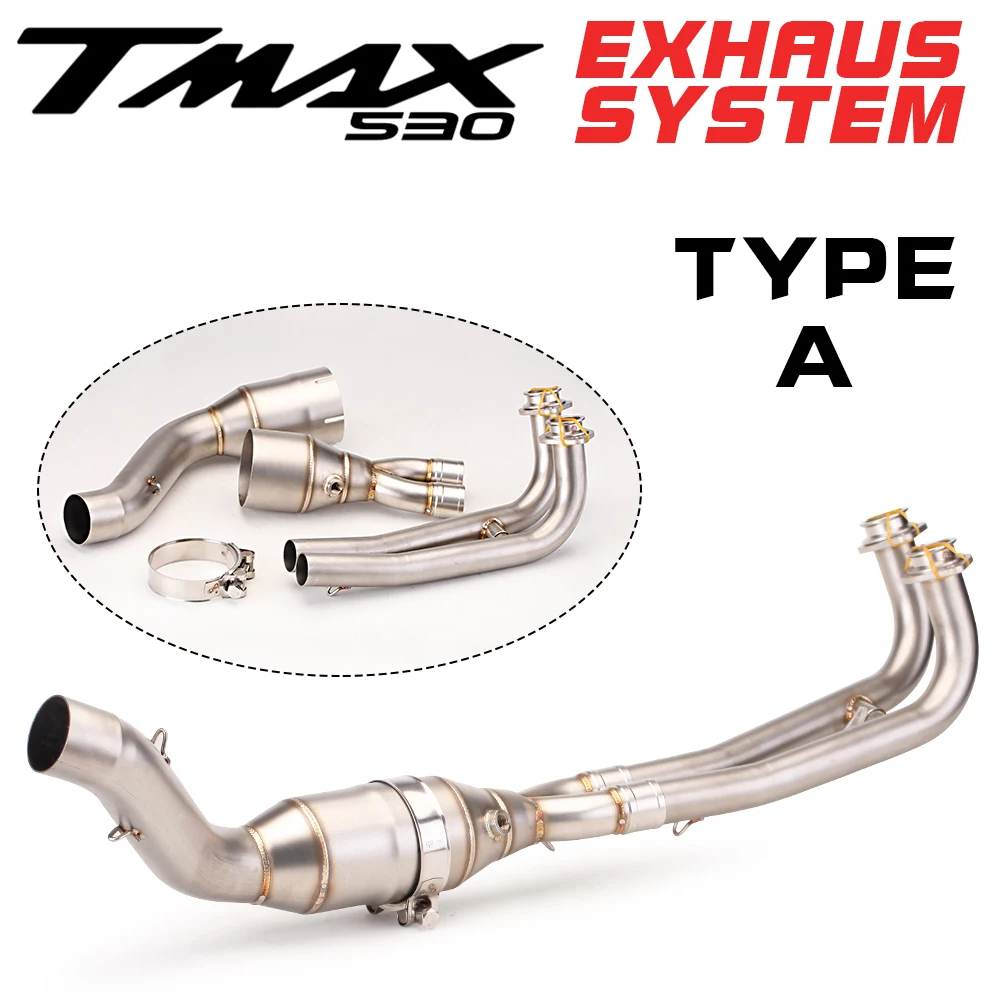 

Для YZF TMAX 530 TMAX560 мотоцикла из нержавеющей стали, передняя соединительная труба, соедините 51 мм, глушитель