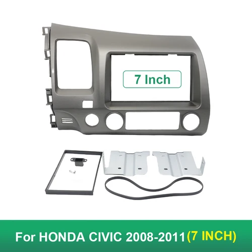 Imagen 1 del producto Marco estéreo de coche de 7 pulgadas para Honda Civic 2008-2011 izquierda 2din estéreo doble Din Dvd marco instalar Panel frontal montaje en tablero