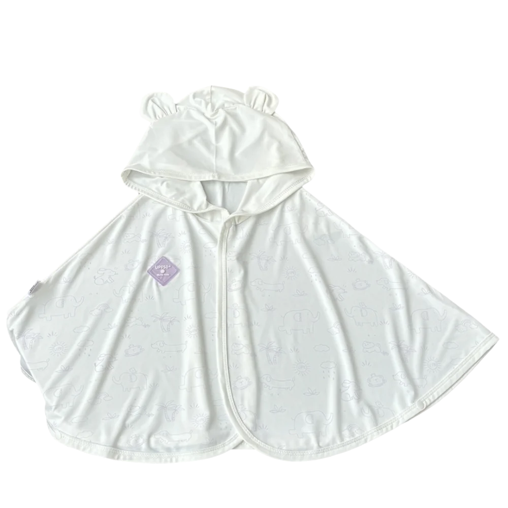 

Breathable Baby Sun Protection Clothing Light-sensing Color Change Hooded Design Cooling Summer Jacket UPF 50+