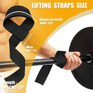 Alça de aperto de pulso de tração dura, Fitness Pull-up, Barra Horizontal, Treinamento com Haltere, Antiderrapante 12 principais vendas barra para halteres com rosca - №7