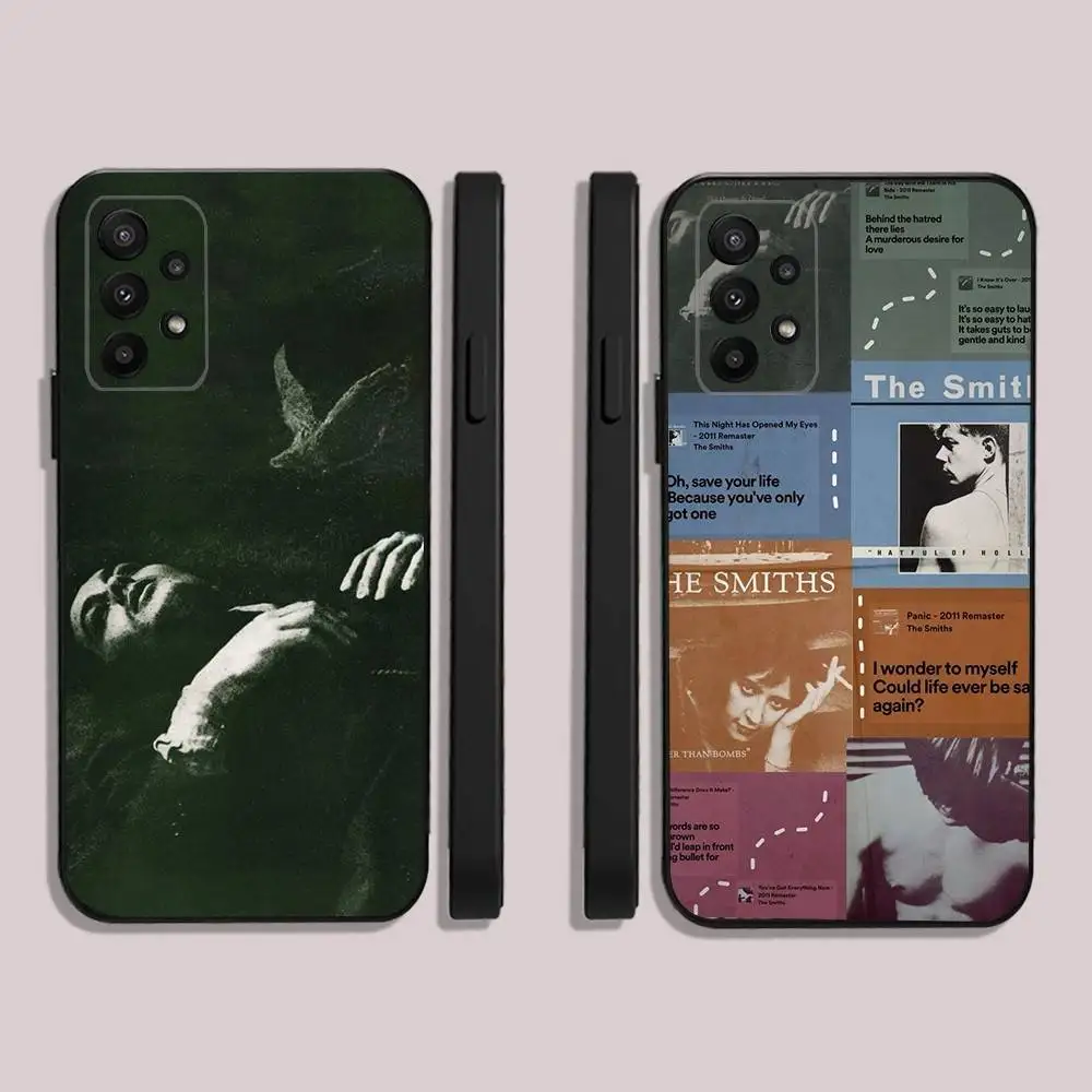 

The S-Smiths Queen Is Dead Phone Case For Samsung S25,23,22,30,24,10,9,Ultra,Plus,Lite,FE,5G Black Soft Case