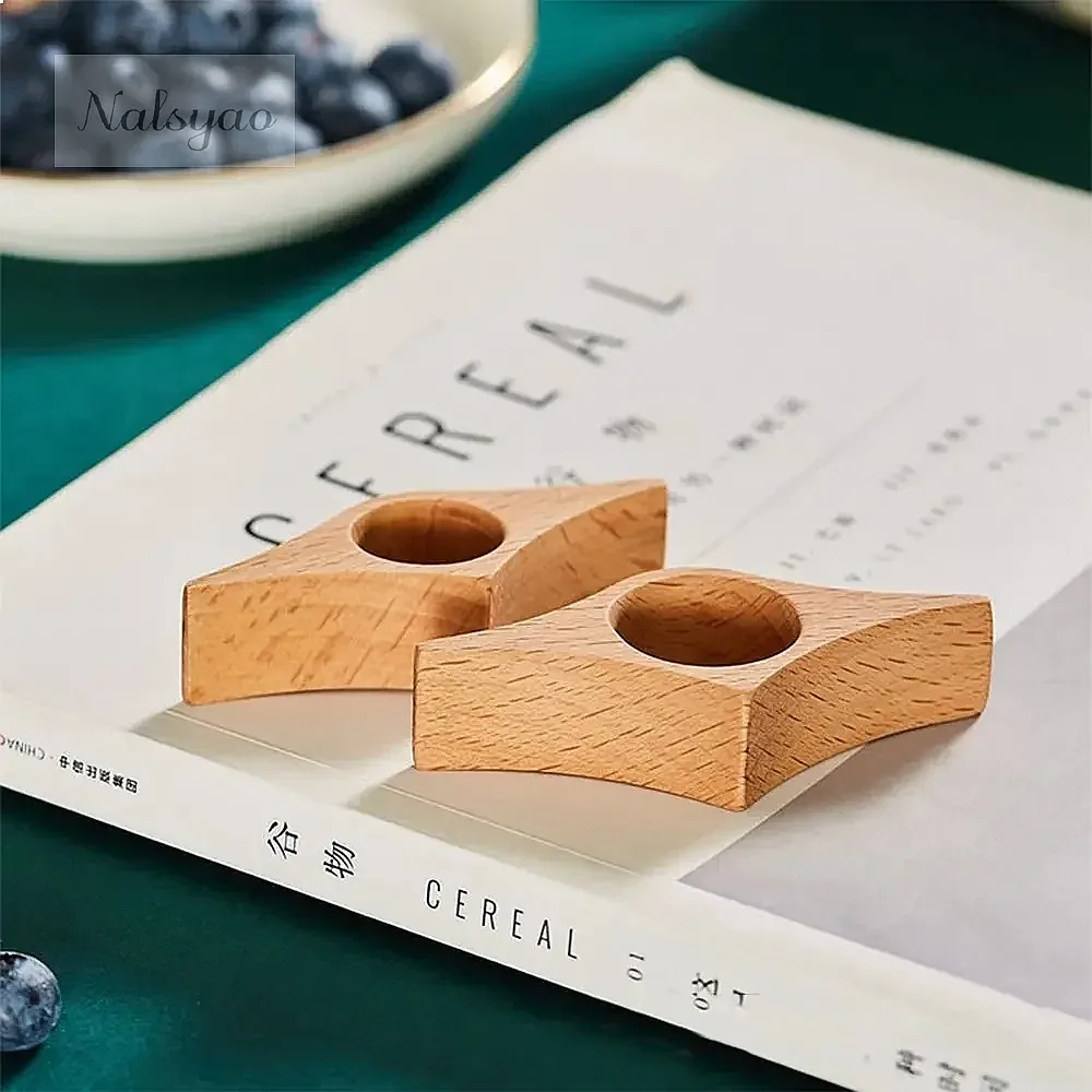 Hot Wooden Thumb Bookmark One Hand Reading Book Support Page Holder for Office Book Lovers DIY Reading Aid Tools