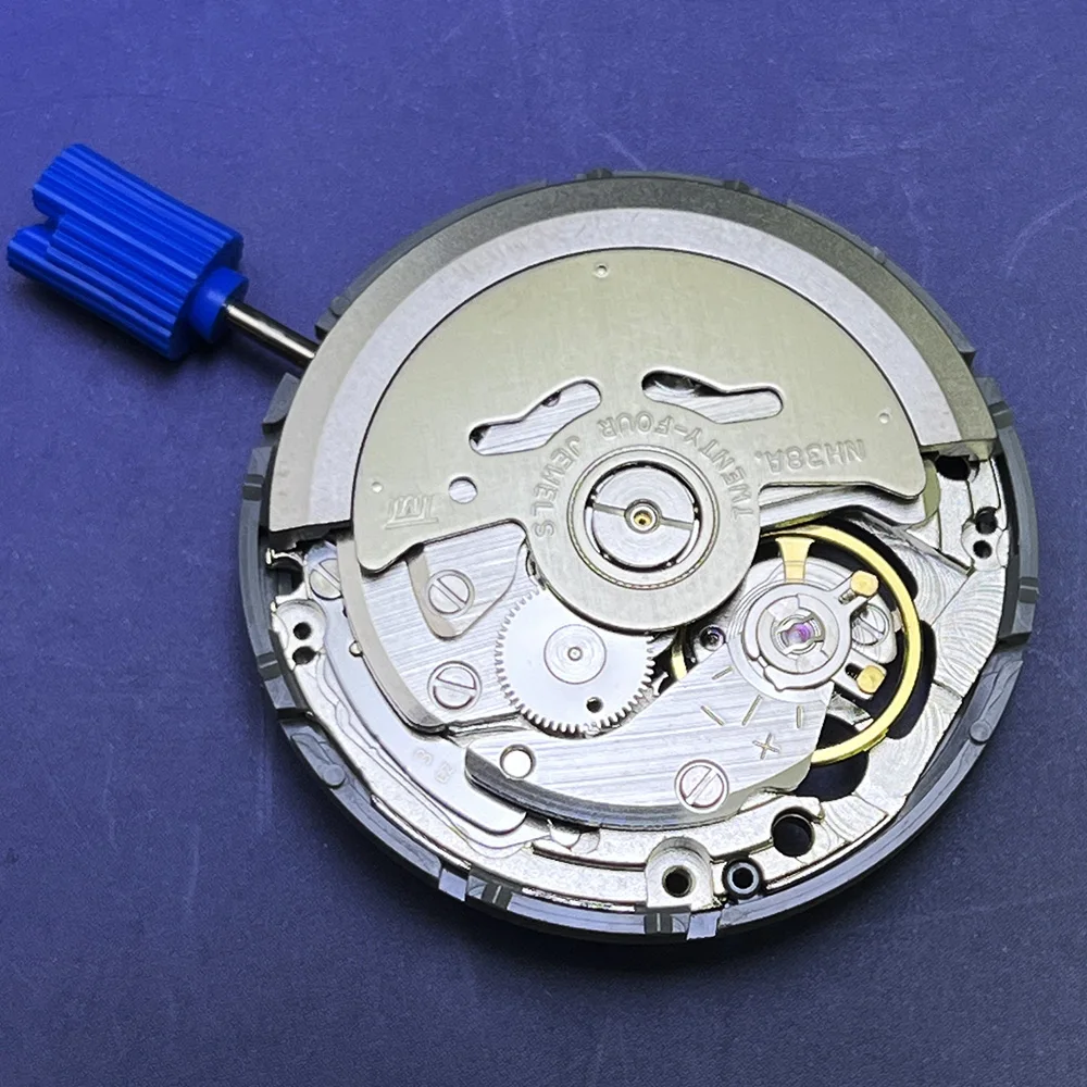 قطع غيار عالية الجودة للحركة الأوتوماتيكية الميكانيكية NH38A الجديدة تمامًا من اليابان مع 24 جوهرة ولا توجد تواريخ