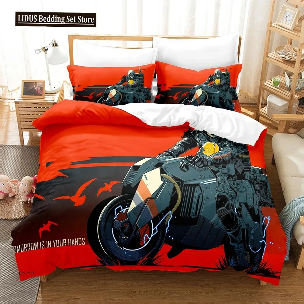 

3D The Death Stranded Bedding Sets Duvet Cover Set With Pillowcase Twin Full Queen King Bedclothes Bed Linen