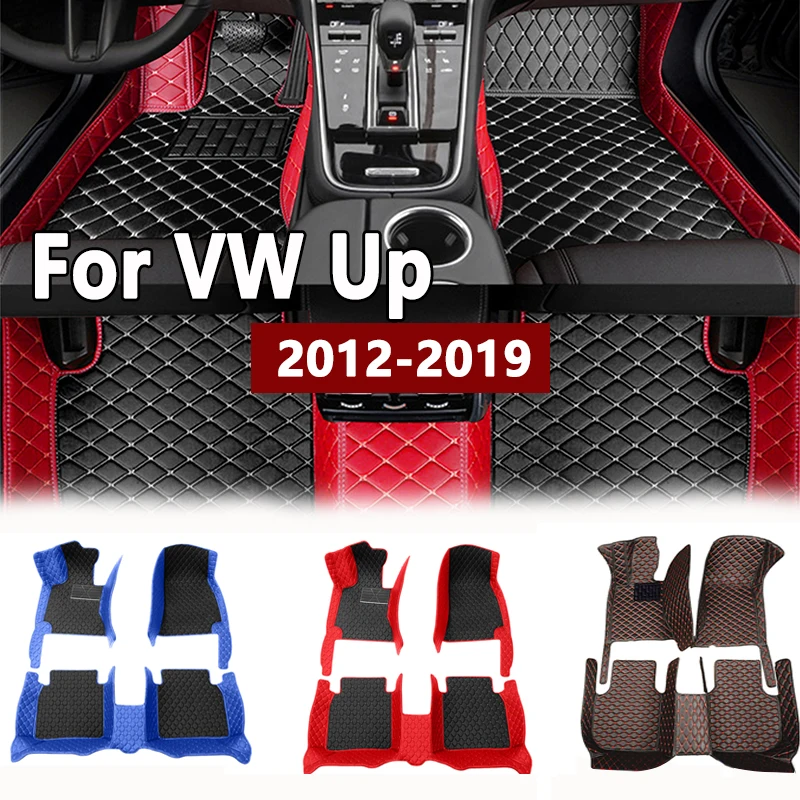 Car Floor Mat For VW VW Up 2012~2019 Waterproof Tapete Automotivo Para Carro Car Mats Accessoire Voiture Car Accessories