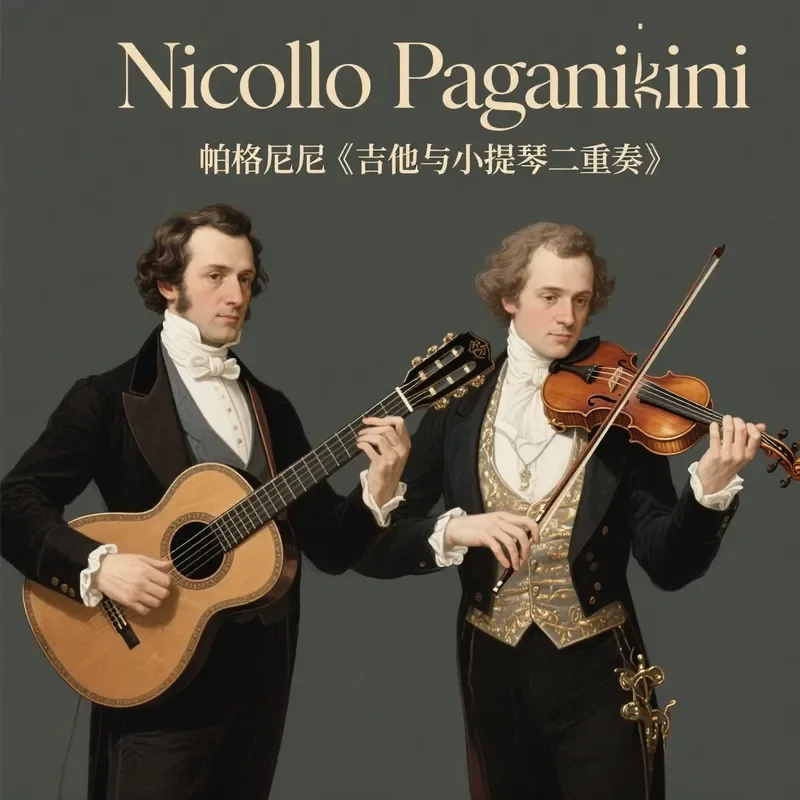 

Paganini Violin Guitar Duo CD for Shaham Solscher Classical Famous Songs Lossless Audio Fever Disc