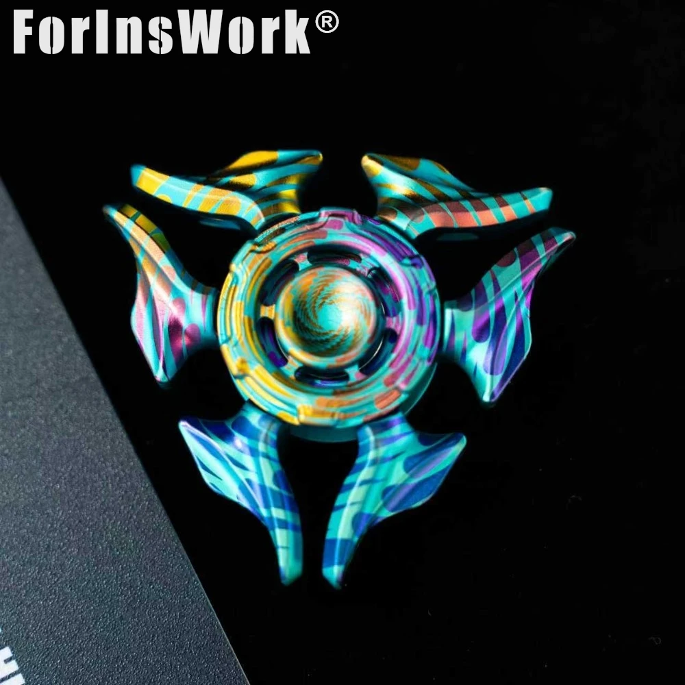 لعبة ميدوسا 2.0 فيدجيت سبينر 3 طبقات يدوية عصرية لتخفيف التوتر EDC #4