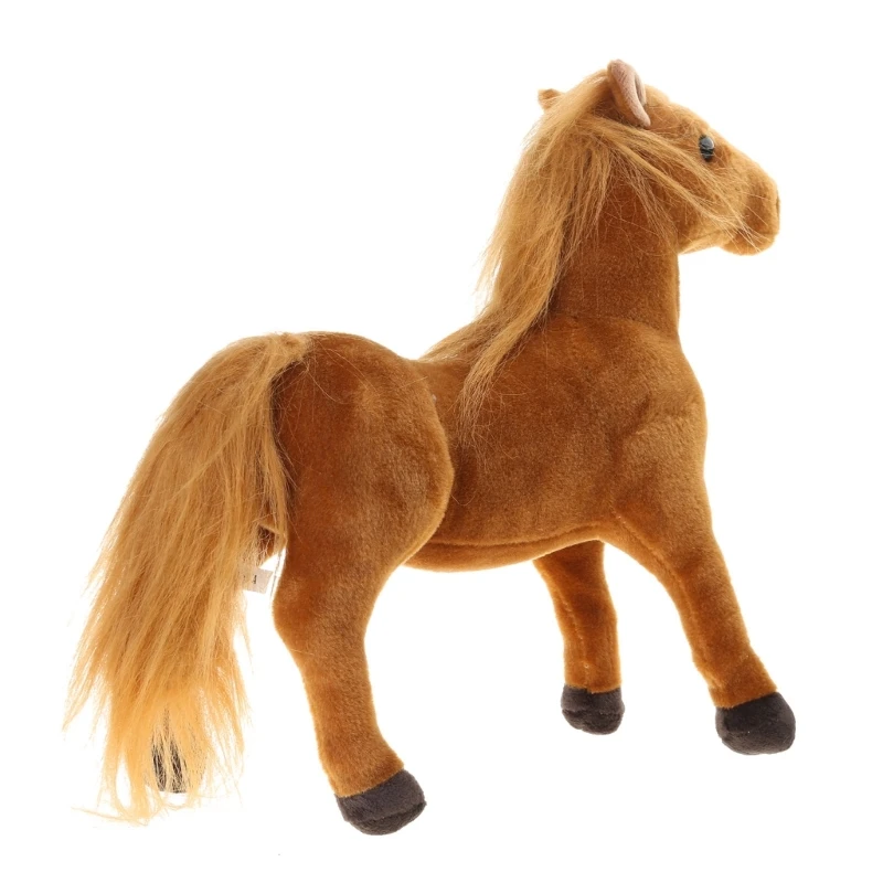 30cm Horses Plush Toy for Children Appease Resting Stuffed&Plush Toy