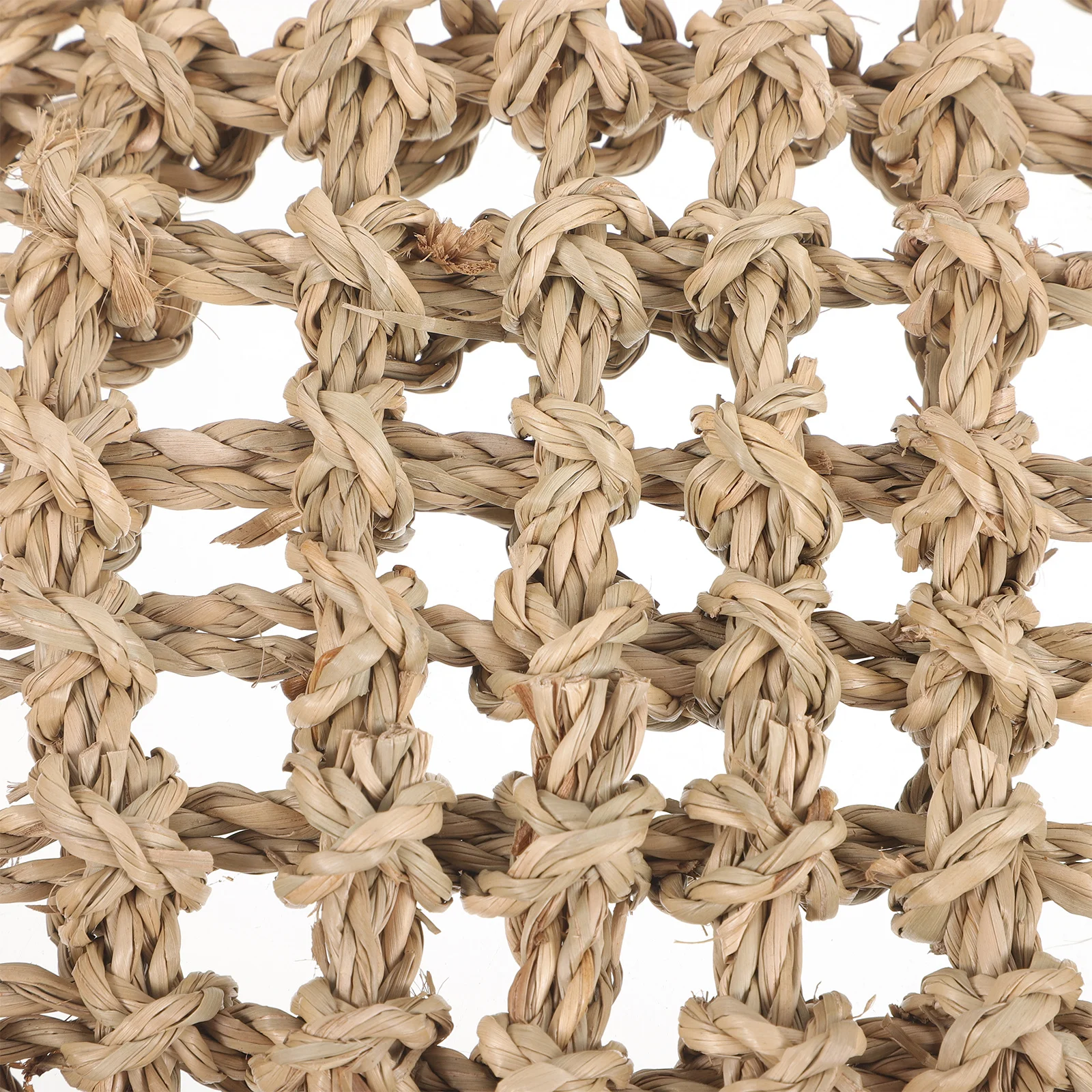 

Reptile Lizard Woven Mat Natural Straw Climbing Surface for Bearded Dragon Snake Habitat Easy Clean Removable Pet Pad Crawling