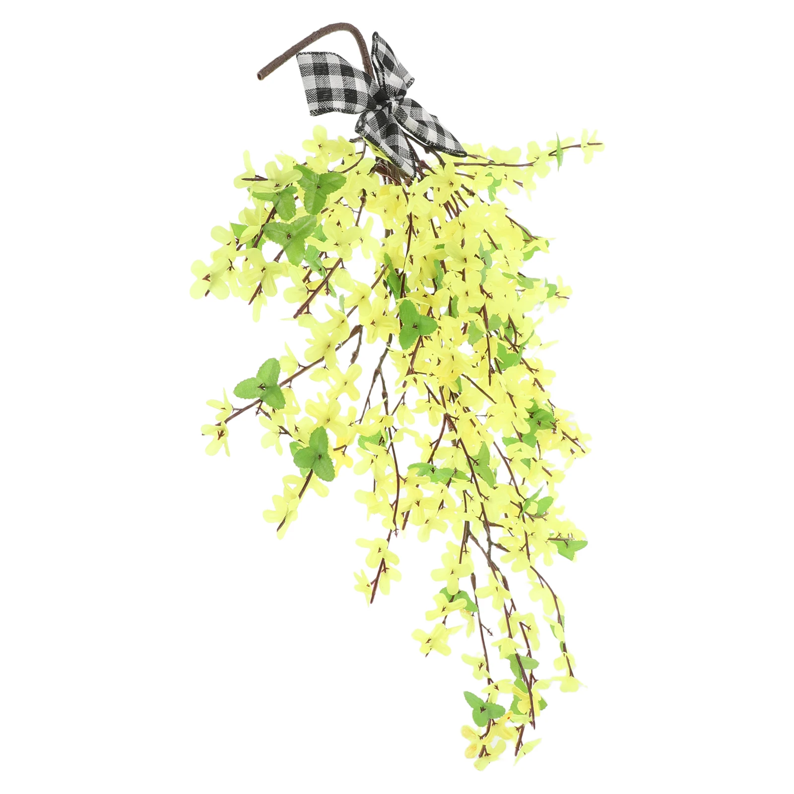 

Elegant Artificial Flower Swag With Bowknot For Front Door Wedding Party Spring Decor Hanging Home Ornament Simulation Bow