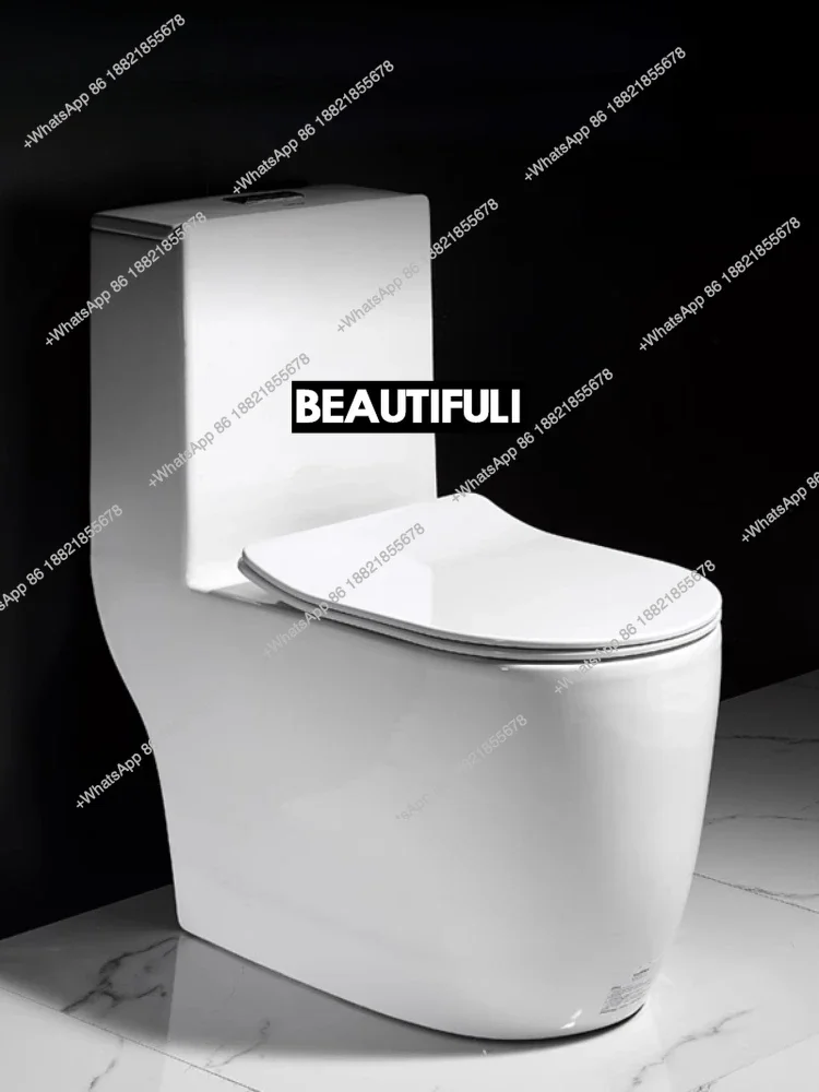 RR Simple and fashionable toilet, siphon-type pumping toilet, water-saving, deodorant and silent toilet.