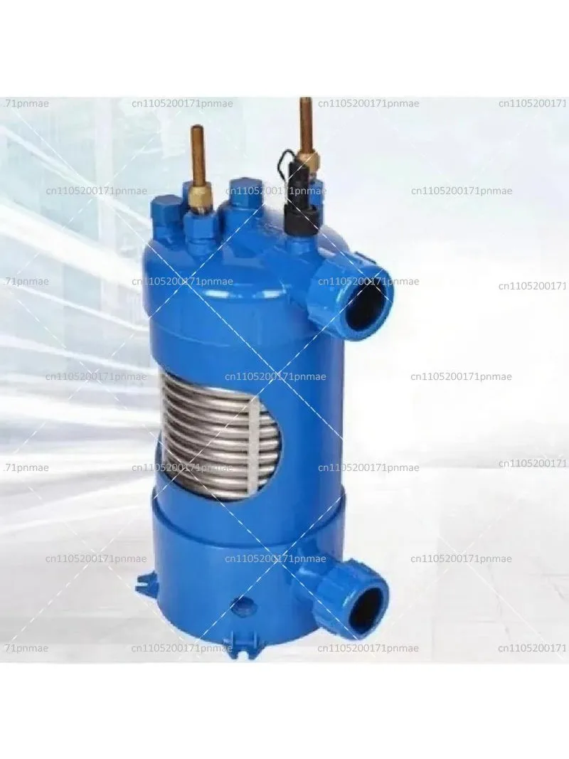 Titanium Tube Heat Exchanger for Pool Heat Pump, 1/2/3 Pass, Durable & Efficient