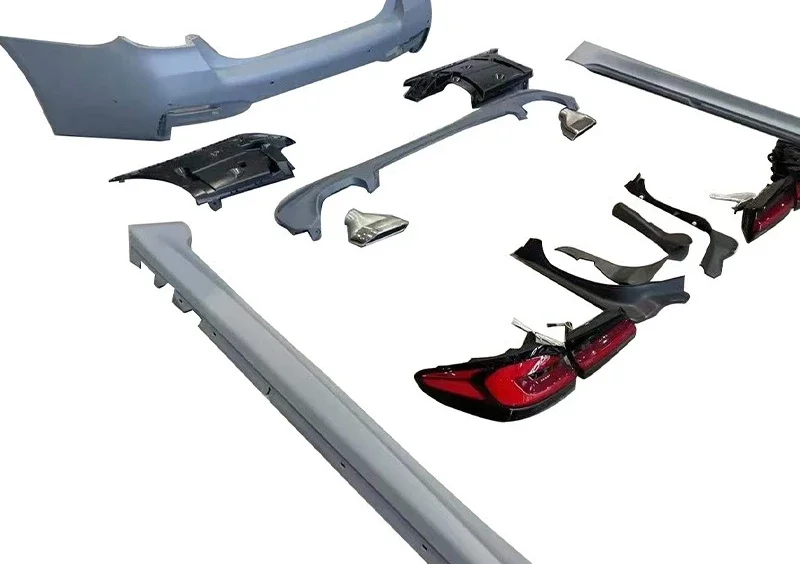 Suitable for BMW 5 Series Surround G30G38 Pre-old and New MT Front and Rear Bars Headlights Tail Lights Large Surround Kit