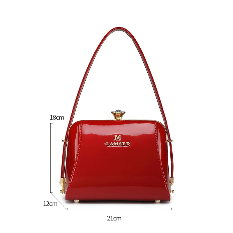 Diamond Opening Design Temperament Women\'s Fashion Bag Mini Handbag Shoulder Bag Small Square Bag 2023 New Underarm Bag