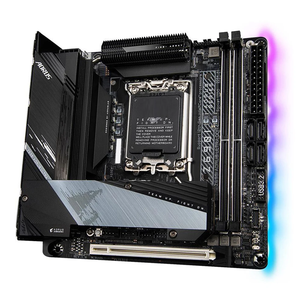 For Gigabyte Z690I AORUS ULTRA DDR4 LGA1700 Z690 2*DDR4 64GB Mini-ITX Desktop Motherboard