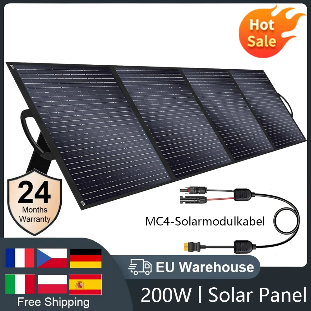 

SOLARPLAY 200 Вт портативная складная солнечная панель 18 В гибкая солнечная панель для семейного кемпинга для туризма электростанция для кемпинга