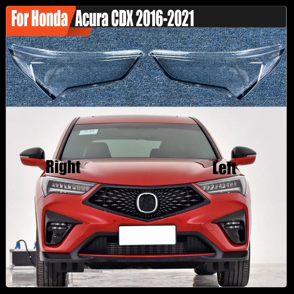 For Honda Acura CDX 2016 2017 2018 2019 2020 2021 Headlight Cover Replacement Front Car Light Auto Shell Lampcover Lampshade