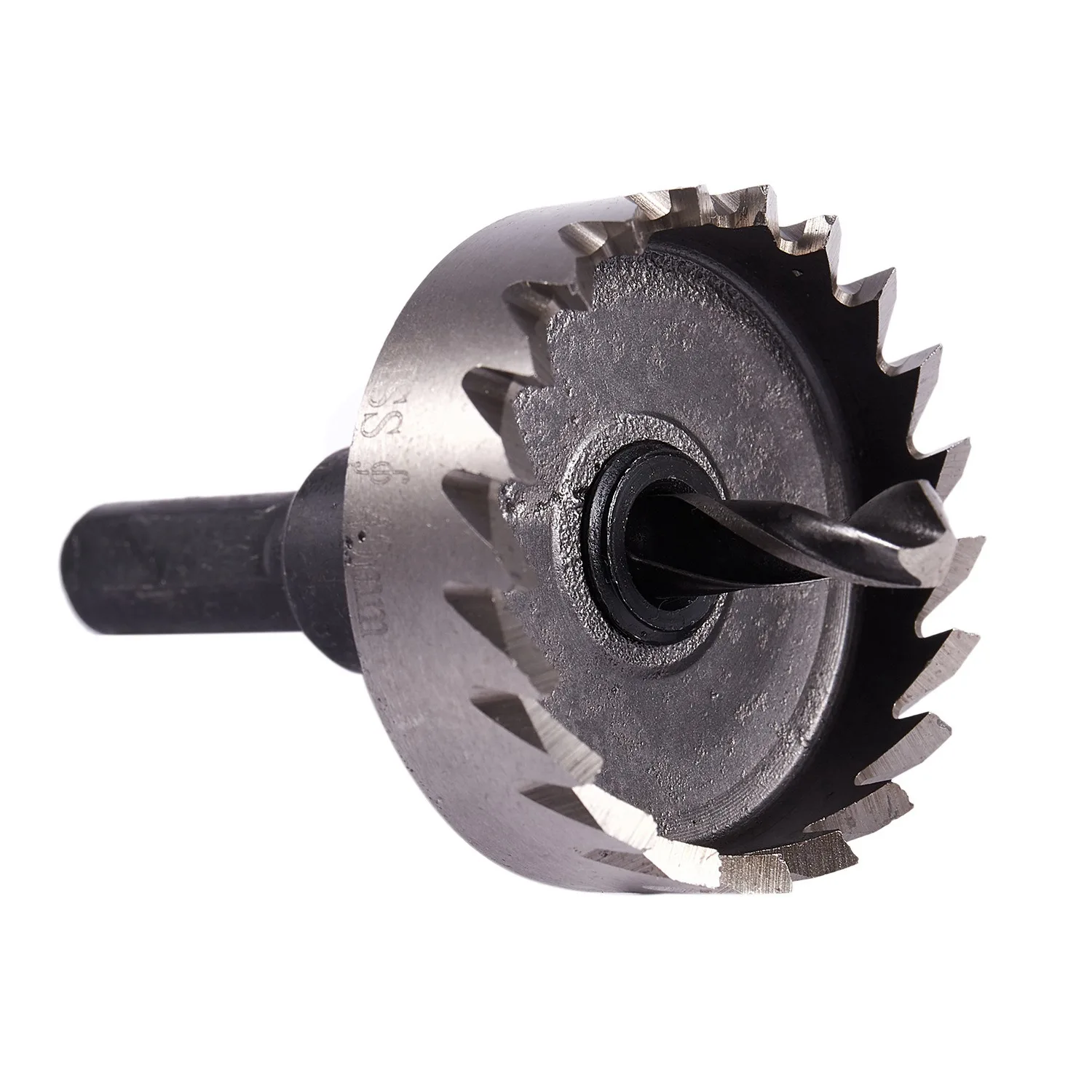 

A19F-2Pcs Hole Saw Tooth HSS Steel Hole Saw Drill Bit Cutter Tool For Metal Wood Alloy - 40Mm & 80Mm