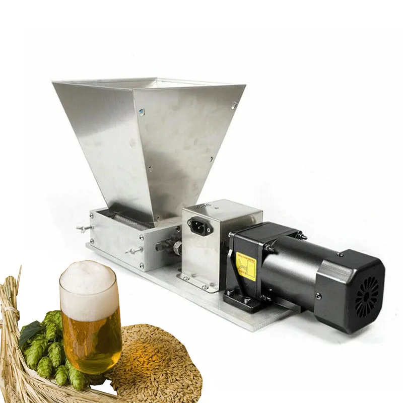 

Commercial Barley Malt Mill Grinder Crusher Machine Electric Grains Powder Grinding Crushing for Home Beer Brewing