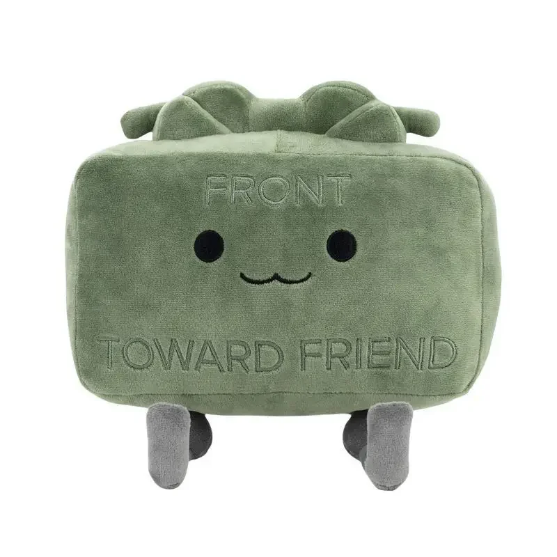 Clay the Claymore Plush Doll Kawaii Green Square Doll Pillow 20cm ccessories ornament Gift Collection Model Kid Birthday Gifts