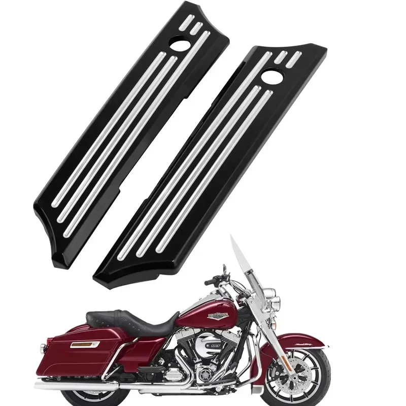 

Для Harley Touring Road King Street Electra Glide CVO 2014-2023 2020 2019, детали мотоцикла, чехлы на защелки седельной сумки