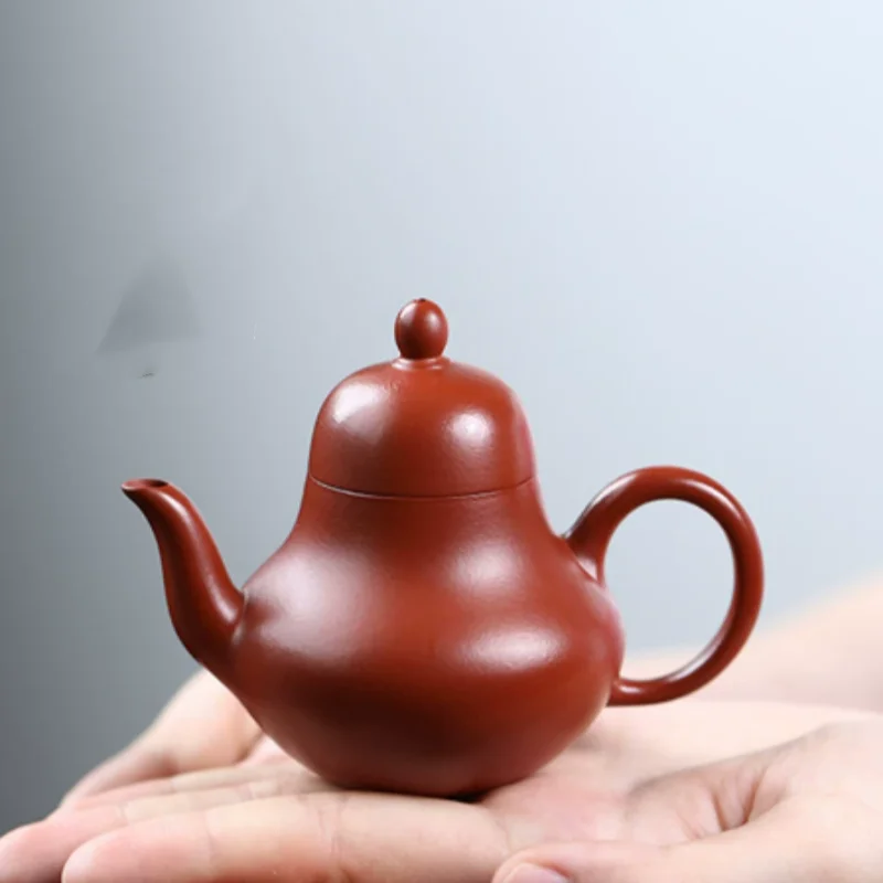 Traditional Chinese Yixing Zisha Teapot - 130CC Hand Carving Kung Fu Tea Pot, Chinese Style Tea Set Accessory