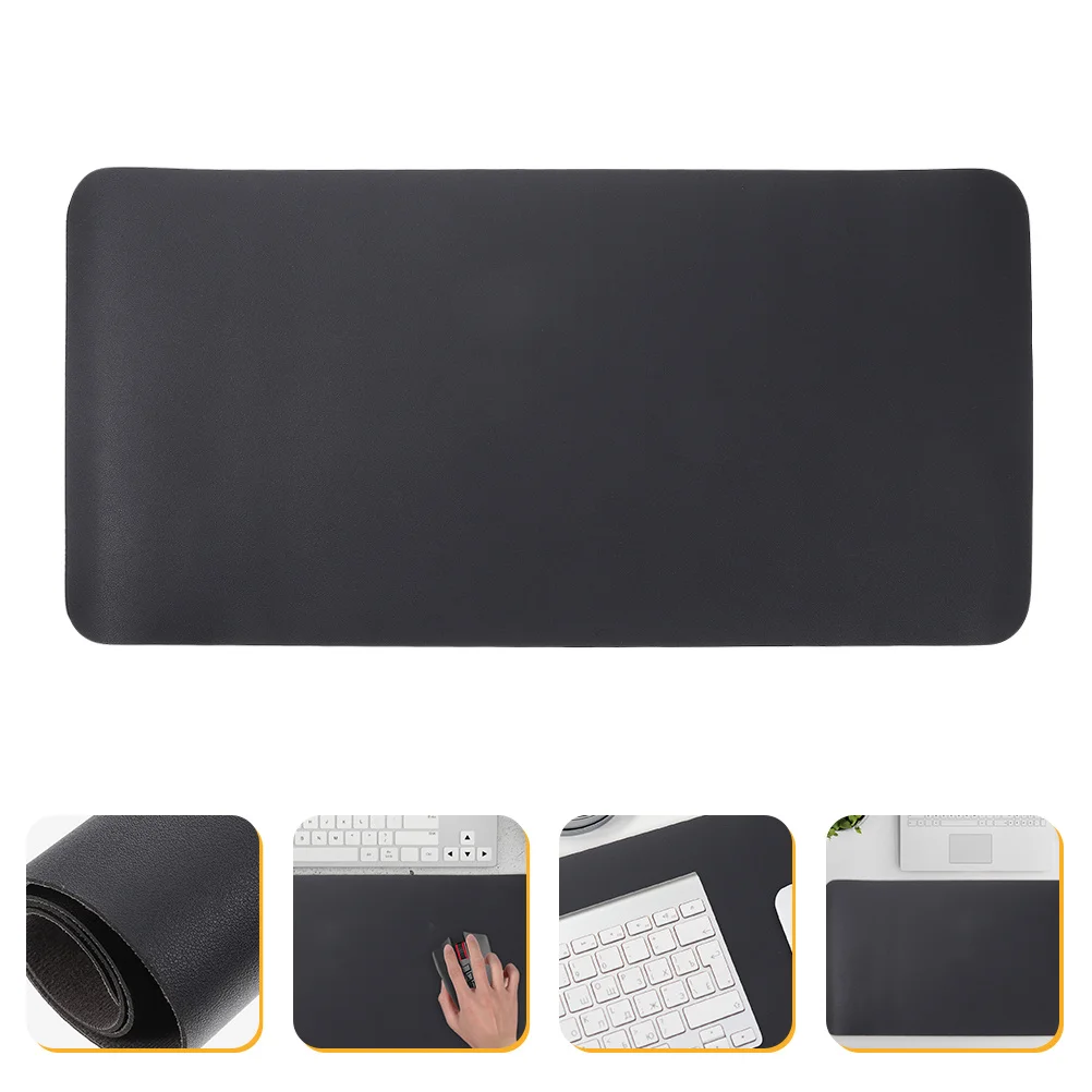 

Large Black Gaming Mouse Pad Waterproof Wear-Resistant Ergonomic Desk Mousepad Non-Slip Large Rectangle Mouse Pad For