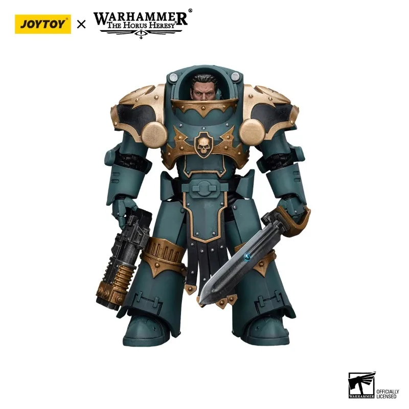 In Stock JOYTOY Warhammer The Horus Heres 30K 1/18 Action Figures Sons Of Horus Tartaros Terminator Squad Anime Model Toys Gift view 5
