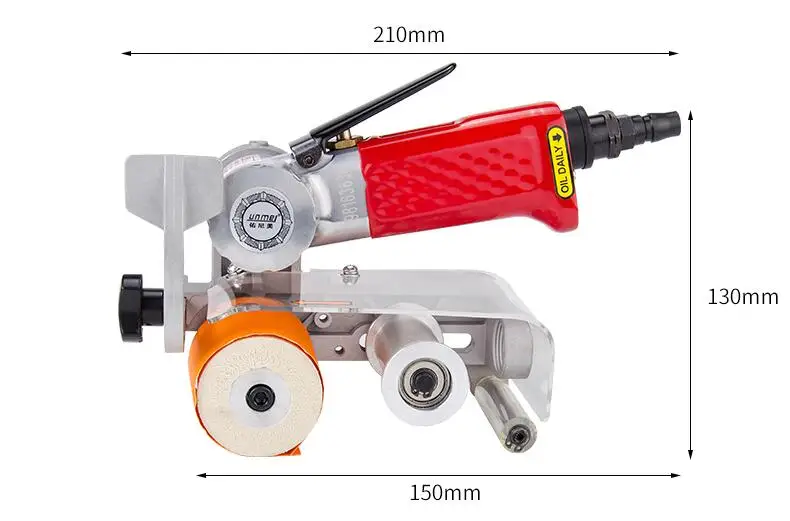Pneumatic ring belt polishing machine wire drawing machine, grinding metal stainless steel grinding machine polishing machine