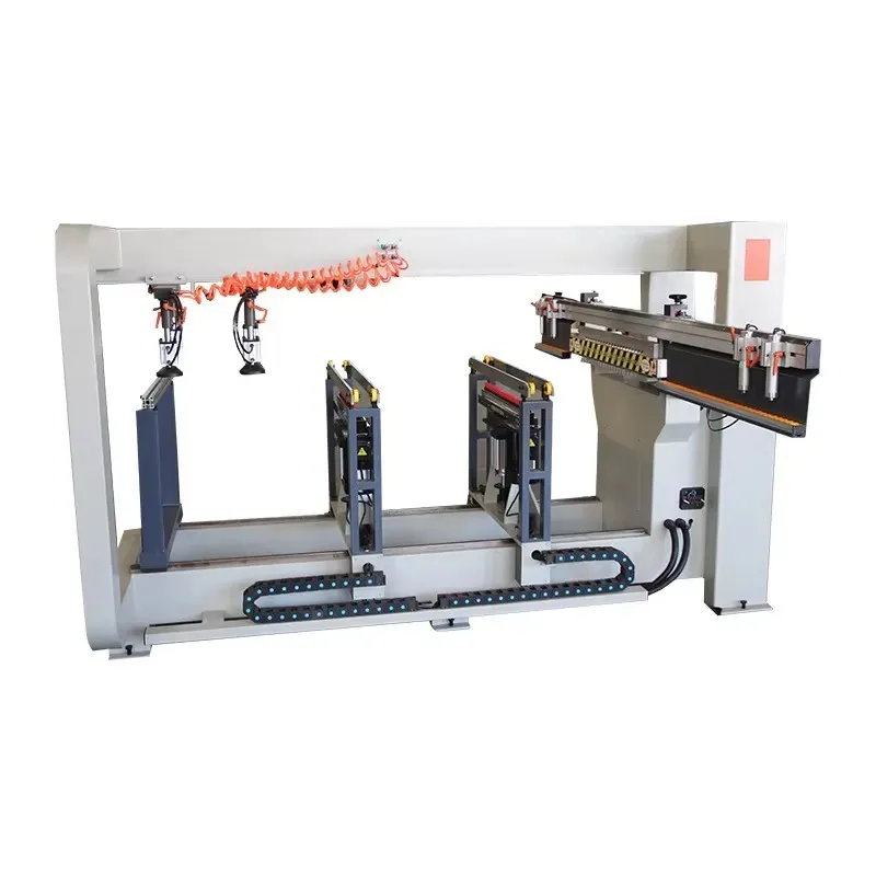 Woodworking Boring Machine, Fully-Automatic CNC Precision Multi-Row Drilling Machine, 3-Head Boring Machine for Panel