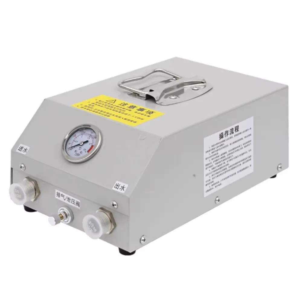 Pressure test pump Pressure test vessel Pressure test Floor heating Cleaning Plumbing pipe Leak detection