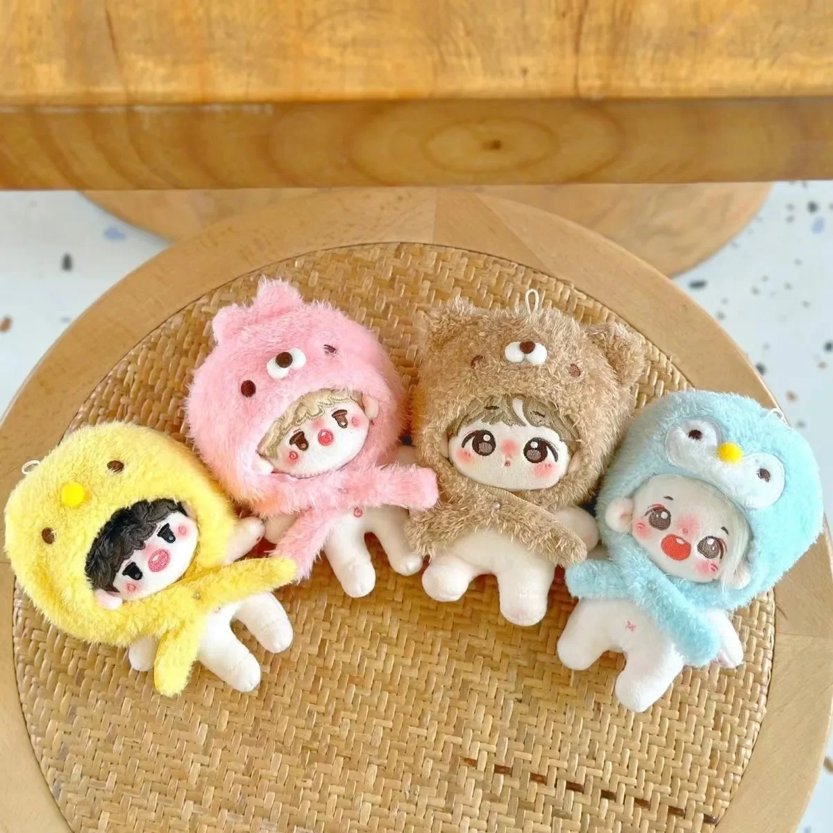 

Hot Style 10cm Cotton Doll Cute Animal Hat Doll Accessories Beautiful and Delicate Workmanship Kawaii Things Great Birthday Gift