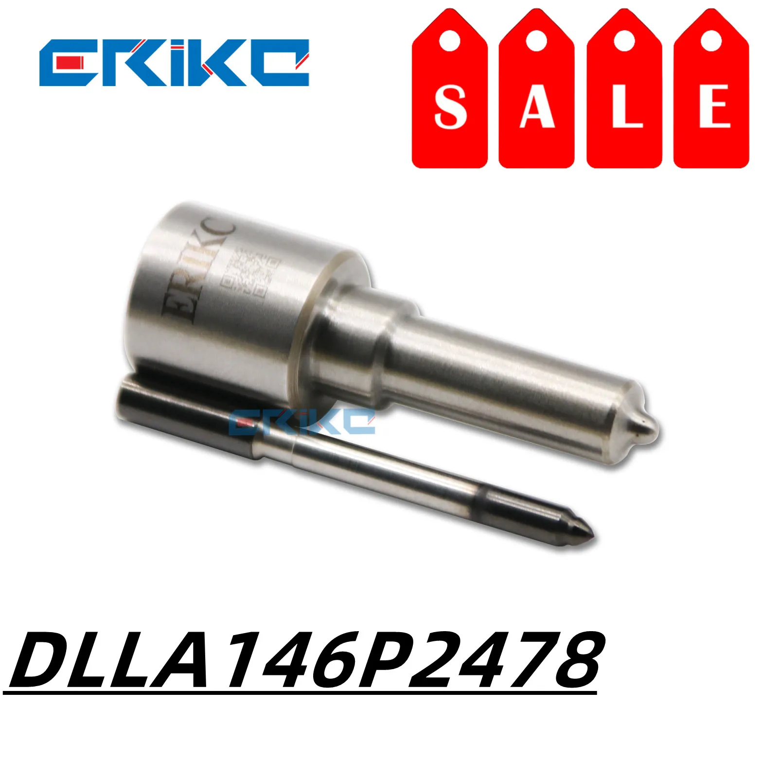 ERIKC DLLA146P2478 Diesel Oil Burner Spayer DLLA 146P 2478 High Pressure Common Rail Spare Part Nozzle DLLA 146 P 2478 for Bosch