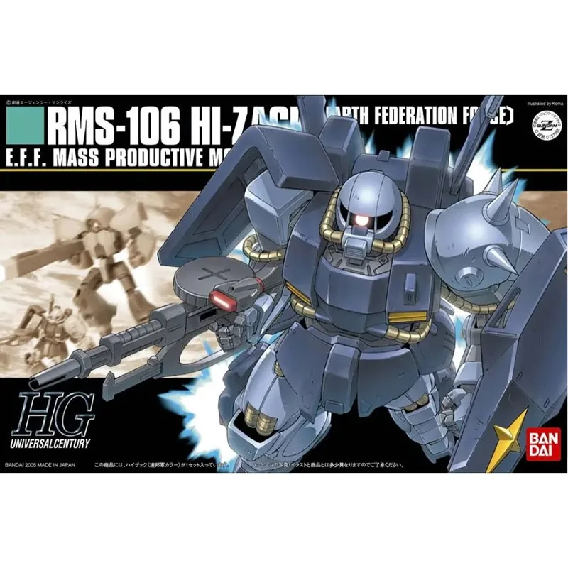 Bandai original gundam hg rg mg zagu MS-06S hguc modelo de montagem figura de ação brinquedos para meninos meninas crianças presente modelo colecionável