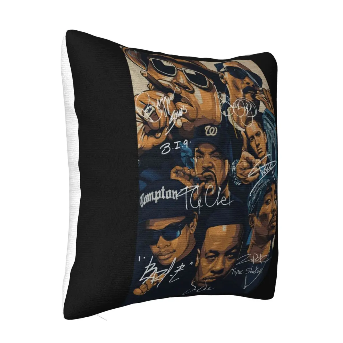 Legends Of Hip Hop BIG Snoopp Dogg Tupac Shakur Cle Bazl'Z Hot Sell Promotion Interested Pillow Case