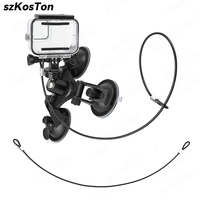 60CM Stainless Steel Lanyard Tether For GoPro 12 11 10 9 8 SJCAM AKASO Insta360 X4 X3 DJI Osmo Action 4 Pocket 3