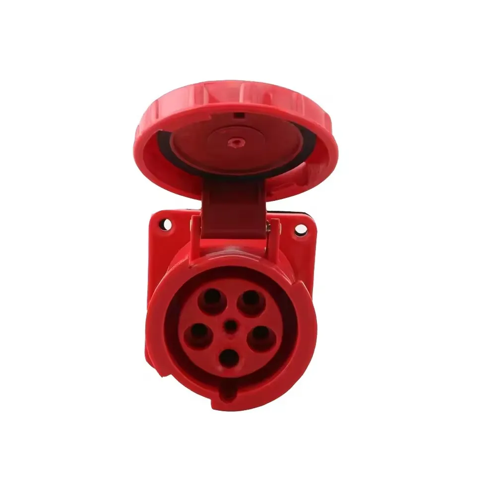 High quality Ip67 3p+E 380V 125A industrial sockets for industrial usage