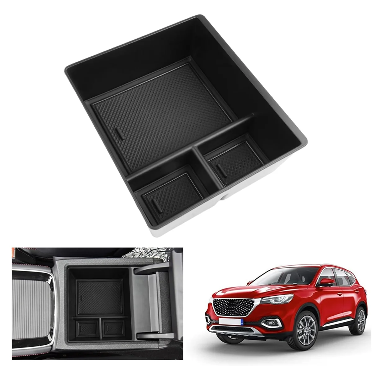 For MG /MG EV 2018-2024 Centre Console Organiser Armrest Storage Box Tray Glove Box Interior Accessories