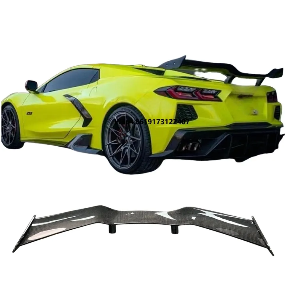 

High Quality Dry Carbon Fiber Rear Trunk Wing for C8 Z06 Carbon Fiber Wing Spoiler