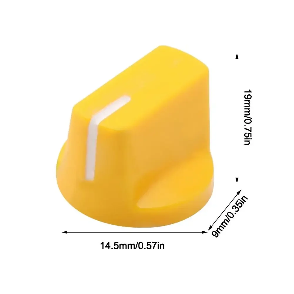 Guitar Accessories Flet Head Guitar Pedal Knob Pointer Knob button Amplifier Speaker Tone Knob Cap Switch Knob 6.35mm - view 6