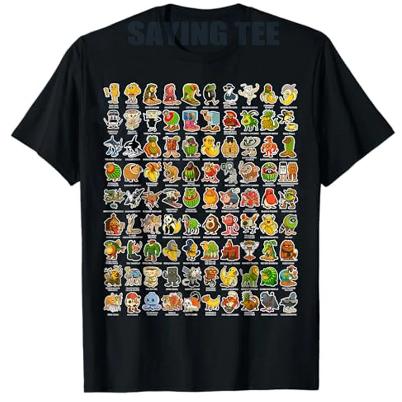 

Italian-Brainrot Gen Z Funny Meme 90 Brainrot Characters T-Shirt Boys Fashion Comics Graphic Outfit Kids Y2k Streetwear Tee Tops