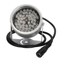 48IR CCTV Illuminator, Waterproof Infrared Night Vision Light for Surveillance Cameras (30m Range)