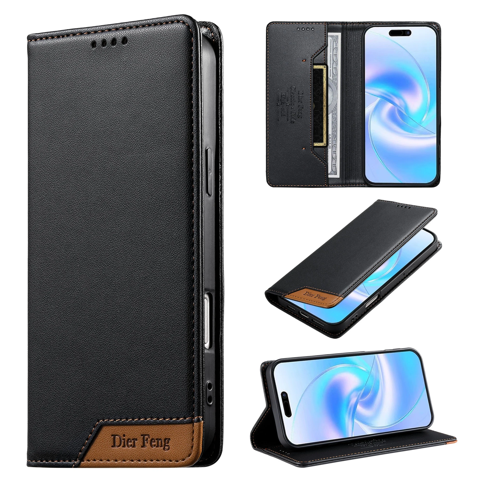 On For Samsung A55 Case Leather Flip Phone Cover For Galaxy A55 SAM A35 A25 A15 A05 A05S 4G 5G Coque Magnetic Wallet Cases 2026