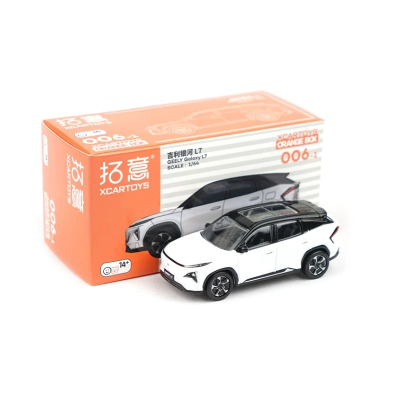 

XCARTOYS литой под давлением масштаб 1:64 Geely Galaxy L7 модель автомобиля из сплава готовый продукт имитация игрушки статическая модель коллекция дисплей