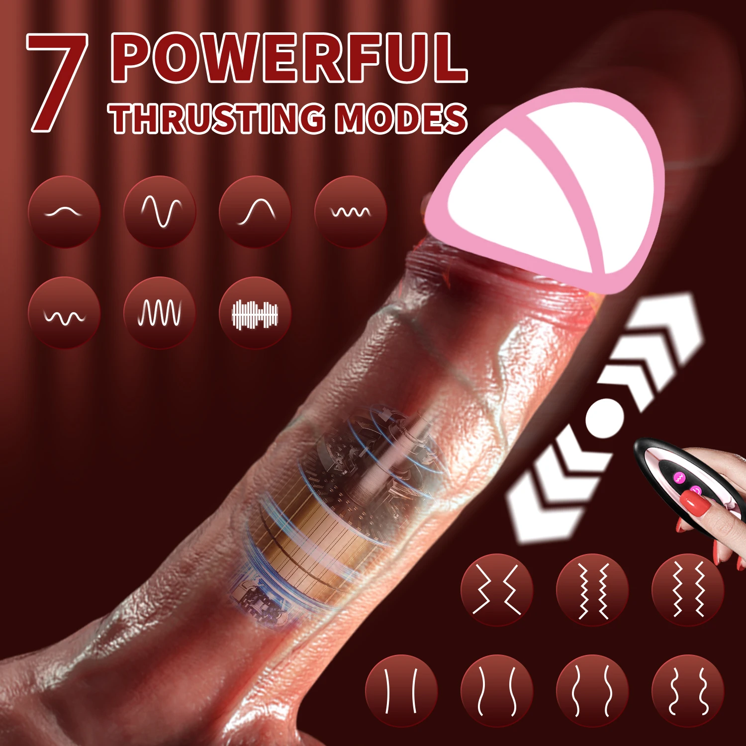 Telescopische Dildo Vibrator Siliconen Penis Draadloze Afstandsbediening Volwassen Seksspeeltjes Voor Vrouwen Mannen Anale Plug Realistische Dick Butt Plug