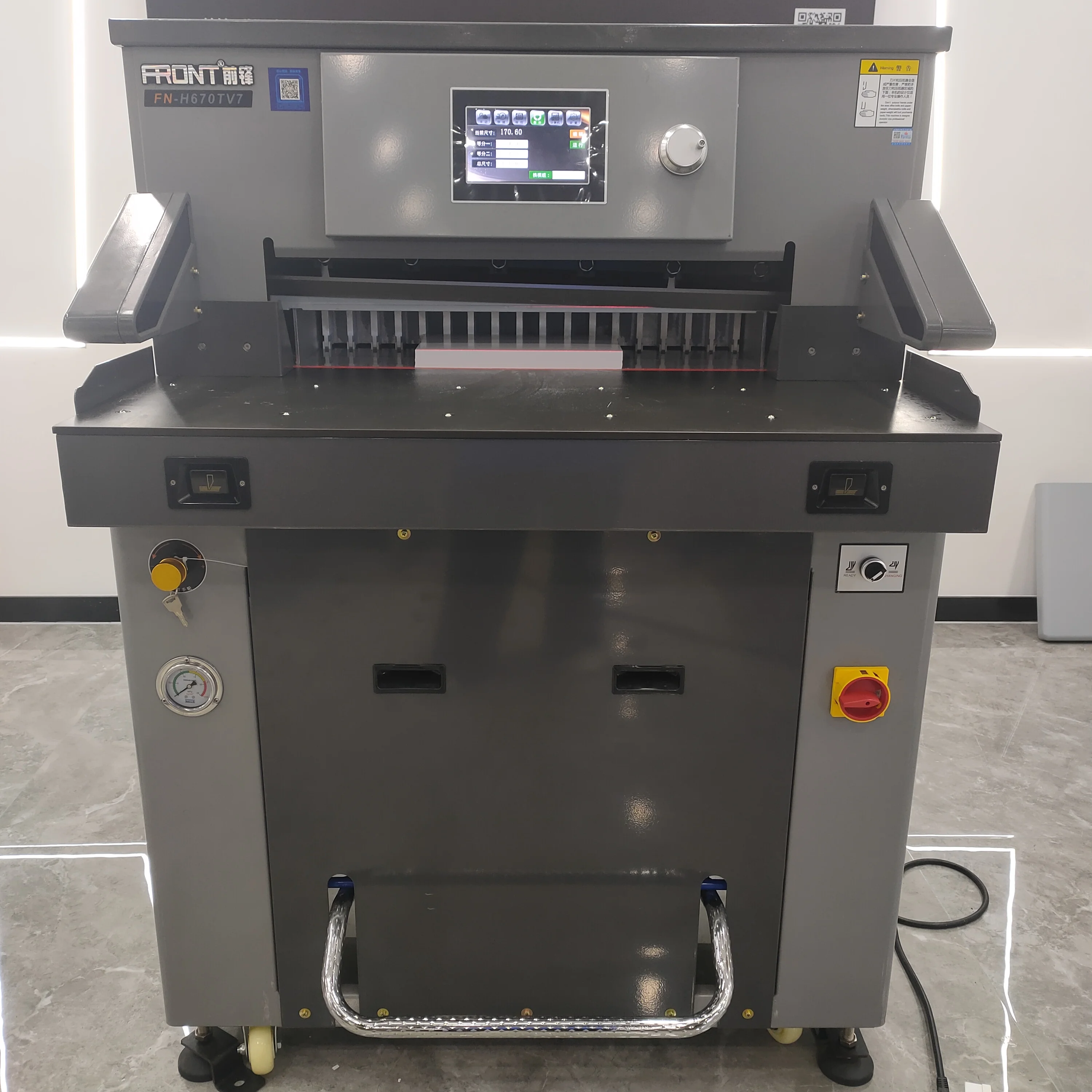 FN-H670TV7 Hydraulic Paper Cutting Machine Programmed Paper Cutter 670mm Book Guillotine for Hot Sale